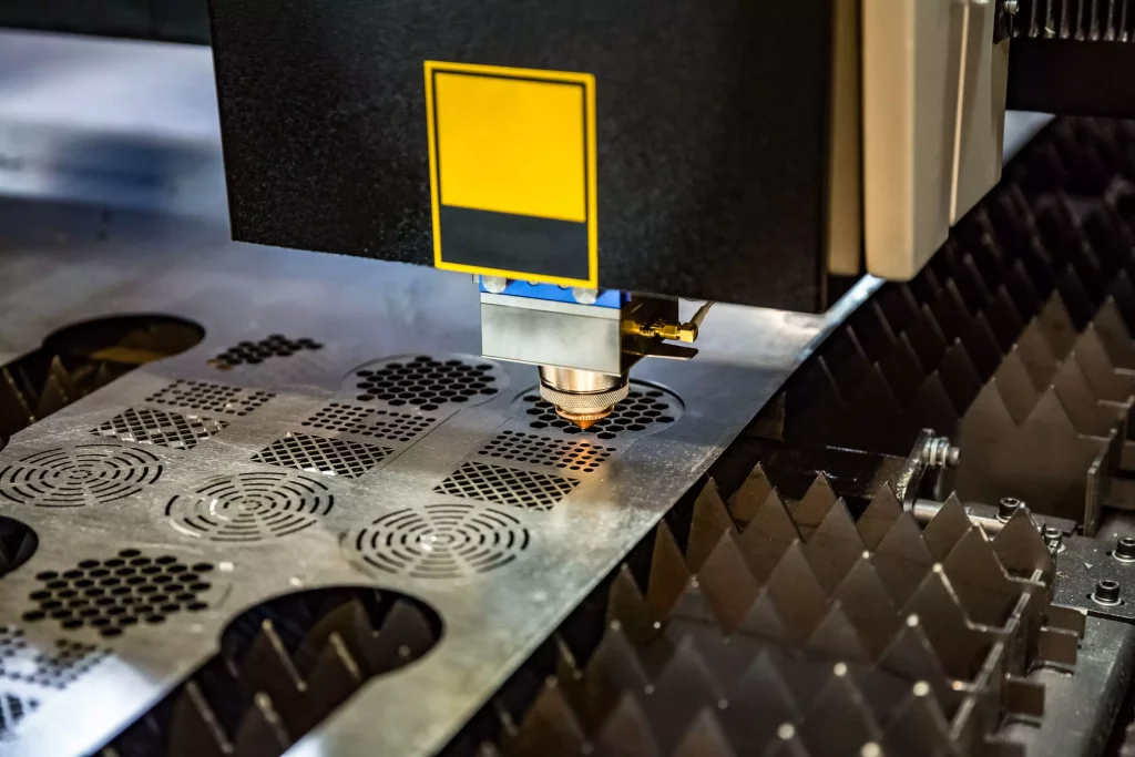 corte a laser em metal